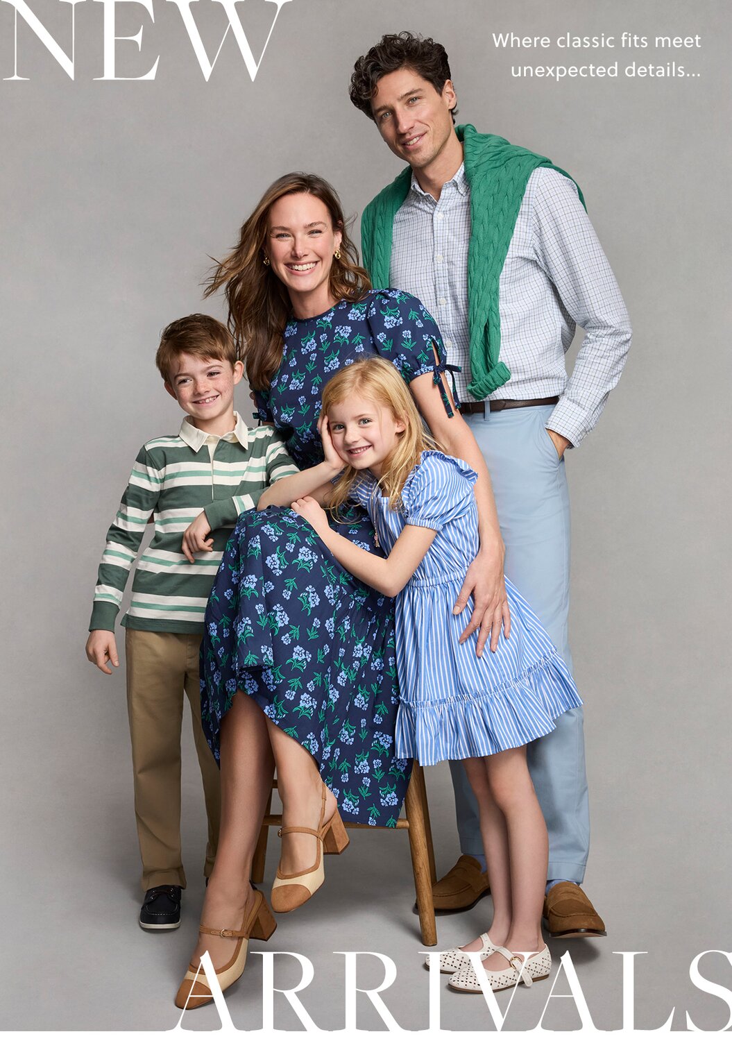 New Arrivals Where classic fits meet unexpected details...