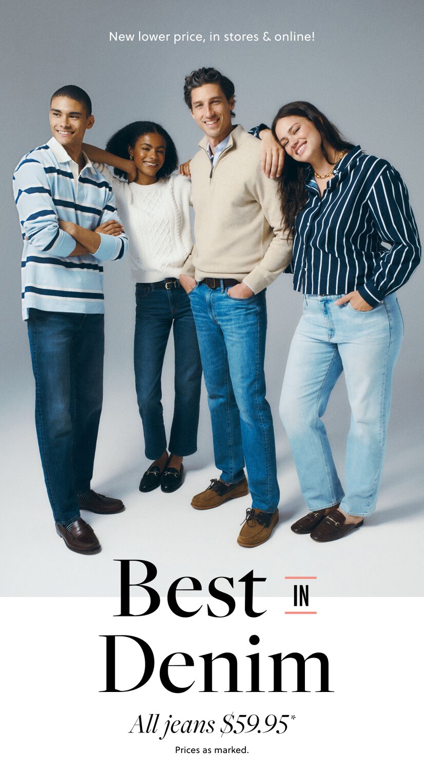 Best in Denim All jeans $59.95