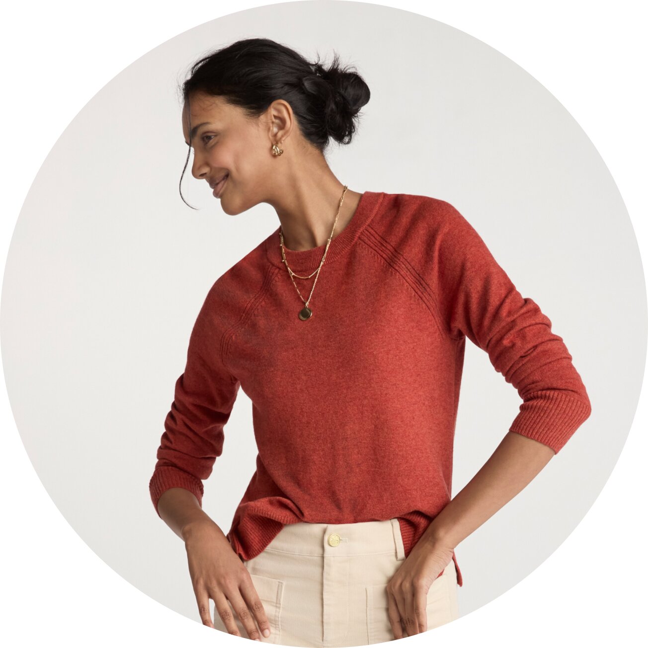 Women’s cable-knit sweaters