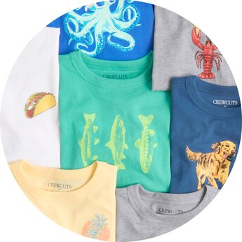 Kids’ graphic tees