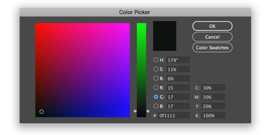 Color picker photo