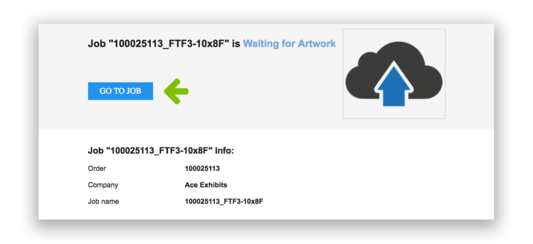 InstaProof email example