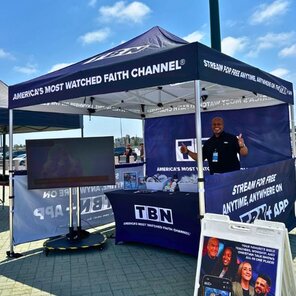 Outdoor small booth example