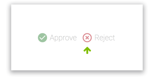 Rejecting artwork