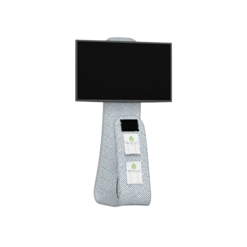 Ace Displays Tru-Fit kiosk with monitor and tablet mount.