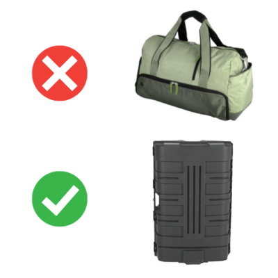 A good case vs. a bad case for trade show displays