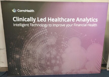 CorroHealth backlit display by Ace Displays