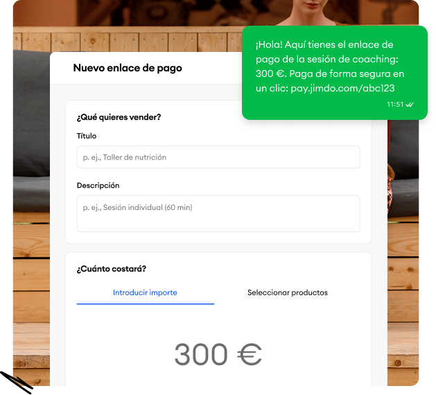 Autónoma creando su web con la IA de Jimdo - el asistente pregunta sobre el negocio y genera el sitio automáticamente.