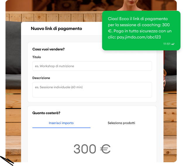 Modulo di briefing per progetti creato dall'IA in Jimdo con campi di raccolta personalizzati.