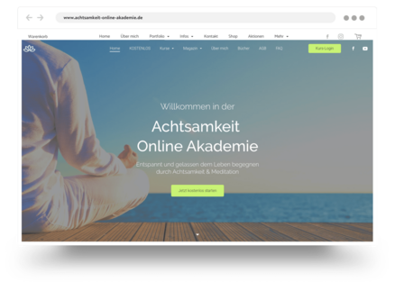 Page d'accueil d'un site de vente de produits fermiers avec gros plan sur la tête d'une vache