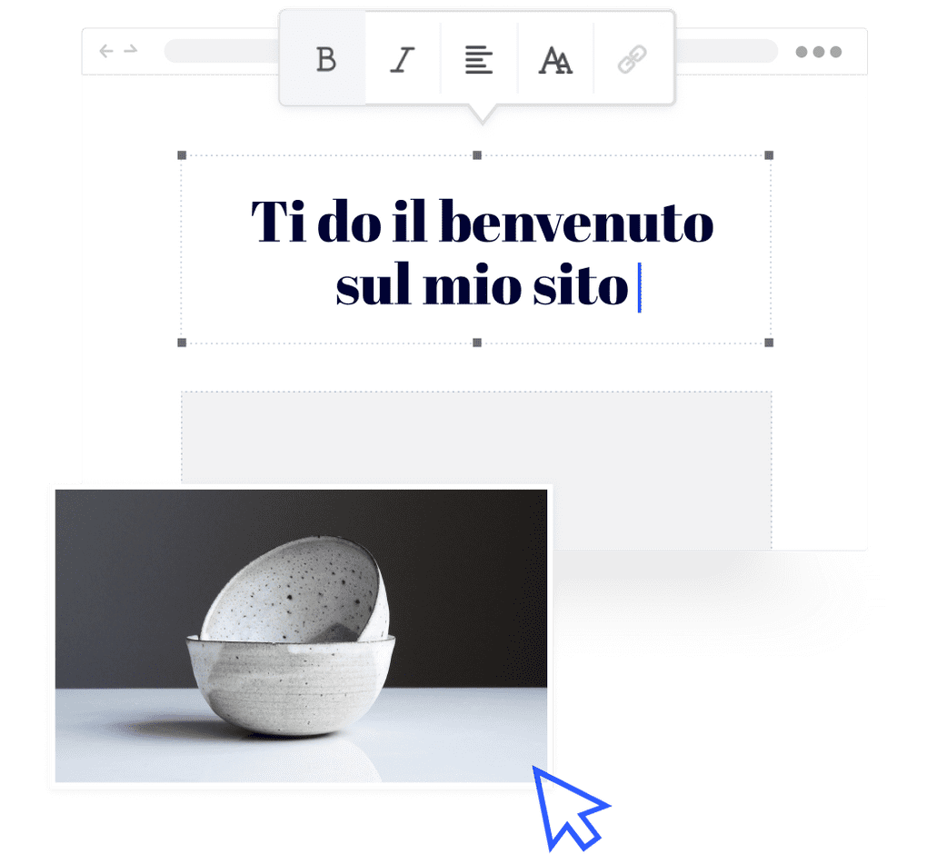 Jimdo website builder preview