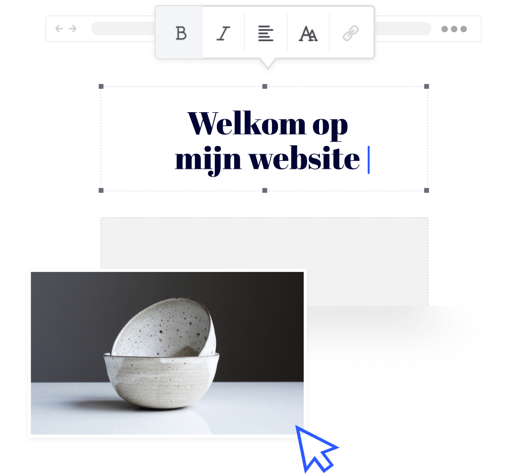 Jimdo website builder preview