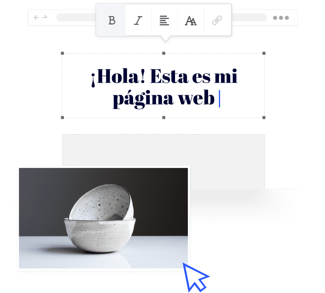Jimdo website builder preview