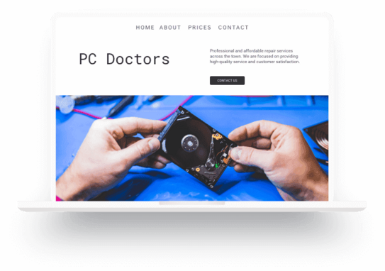 Motivational business site for IT services.