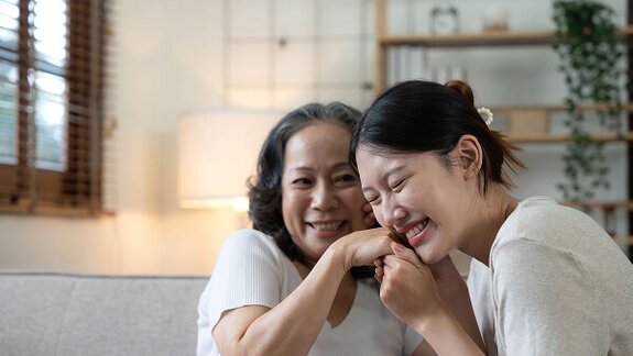 A family shares a close moment while planning for future care needs. Thoughtful long-term care planning helps ensure comfort, stability, and peace of mind.