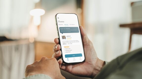 Use the Herewith app to browse, message, and book trusted Helpers in Fort Worth for flexible in-home senior support.