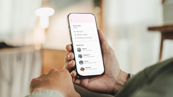 Browse, message, and book trusted Helpers using the Herewith app for flexible, personalized in-home senior care.