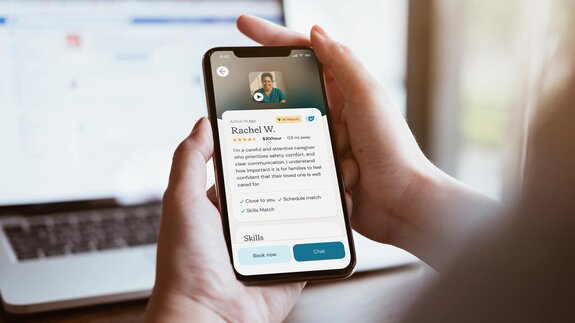 Browse, compare, and book trusted Helpers in Dallas using the Herewith app for flexible in-home senior support.