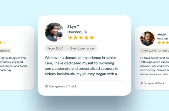 Browse trusted, background-checked Helpers in Houston. Compare experience, rates, and reviews to find reliable in-home senior care.
