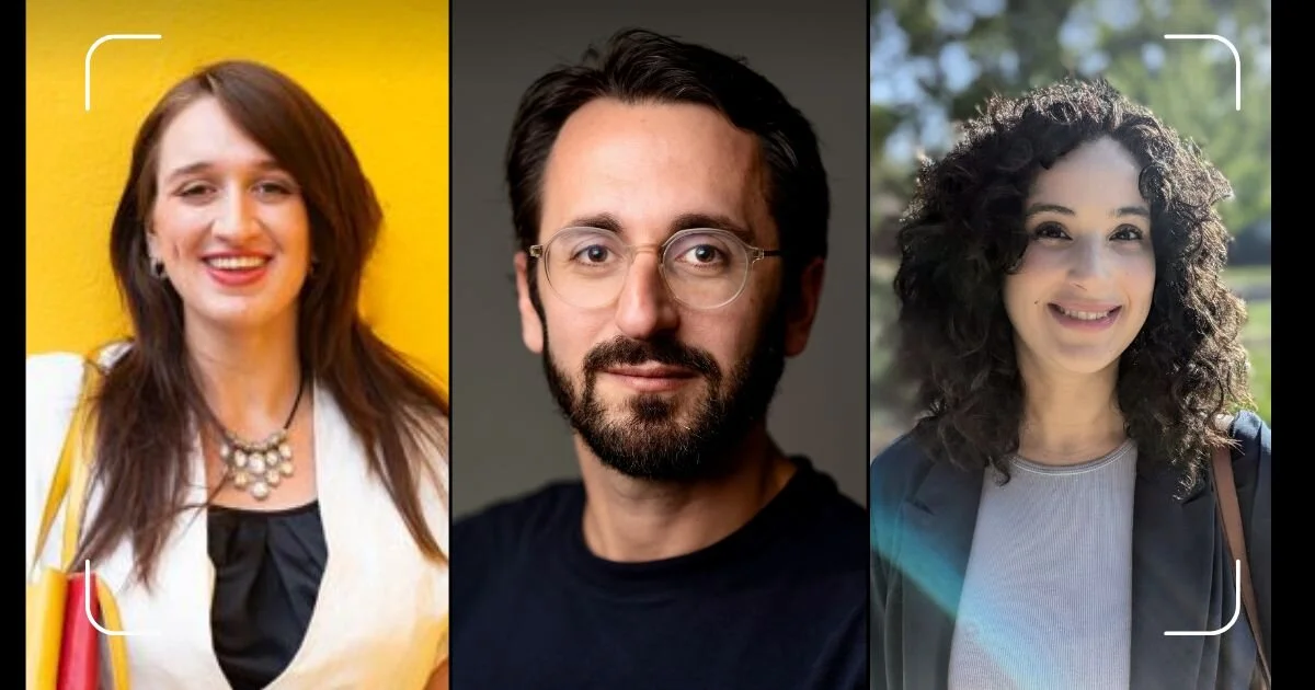 A poster for Above the Noise: Press Freedom Under Pressure event