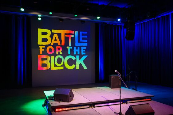 Battle for the Block stage