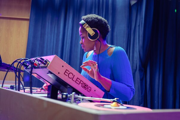 DJ Ayana Contreras at Off the Clock