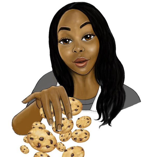 Blended and Baked Cookies by Jasmine Sade