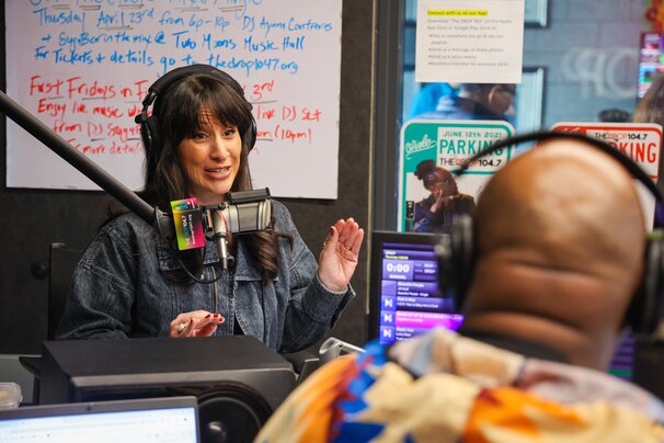 La Molly and SugaBear welcomed guests from The Confluence Center for an informative in-studio experience at the Buell Public Media Center.
