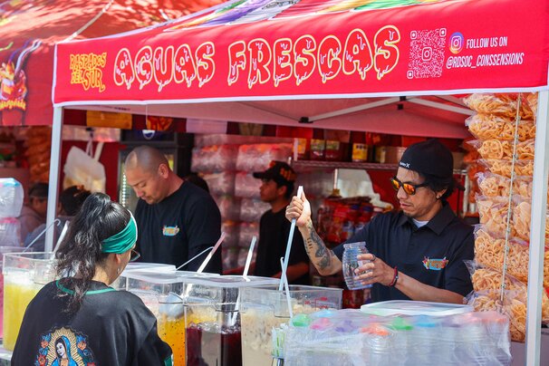 Cinco de Mayo Festival Aguas Frescas booth