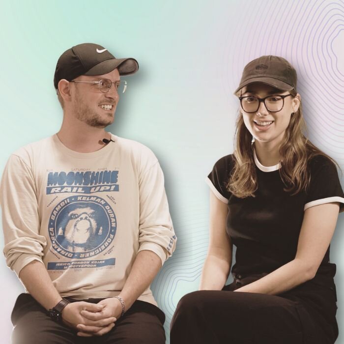 Label Manager Gautier Villette and Publishing & Sync Manager Audréane Lafond
