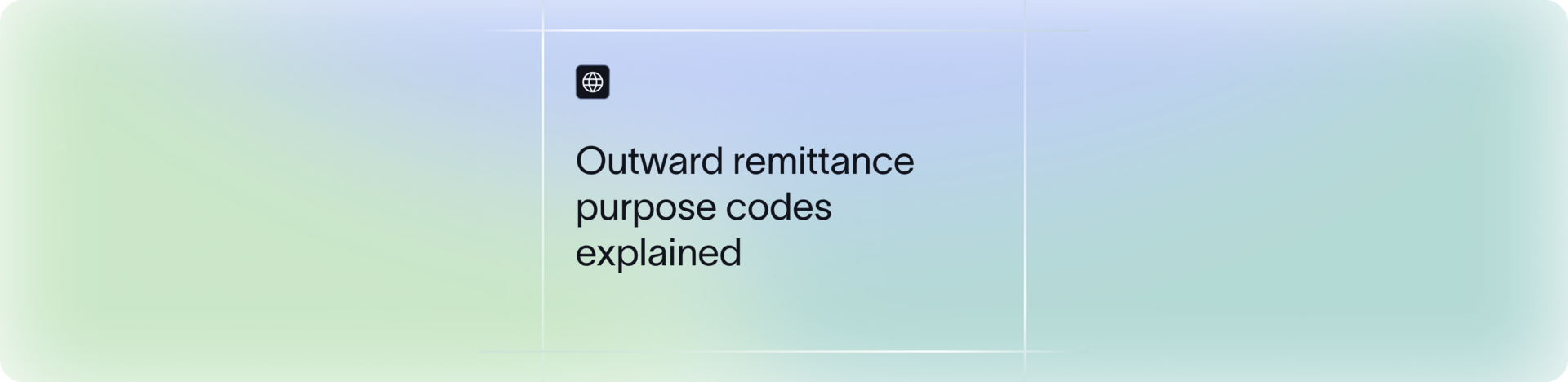 What is the Purpose Code for Outward Remittance?