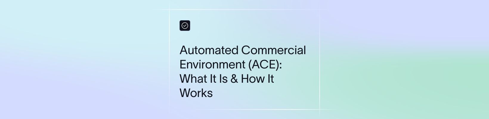 Automated Commercial Environment (ACE): What It Is & How It Works