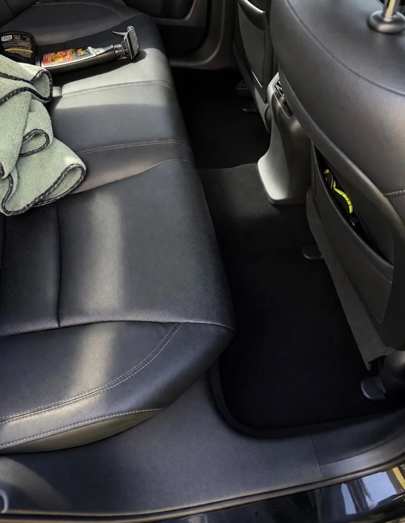 Rear Seating Reset — after interior detail