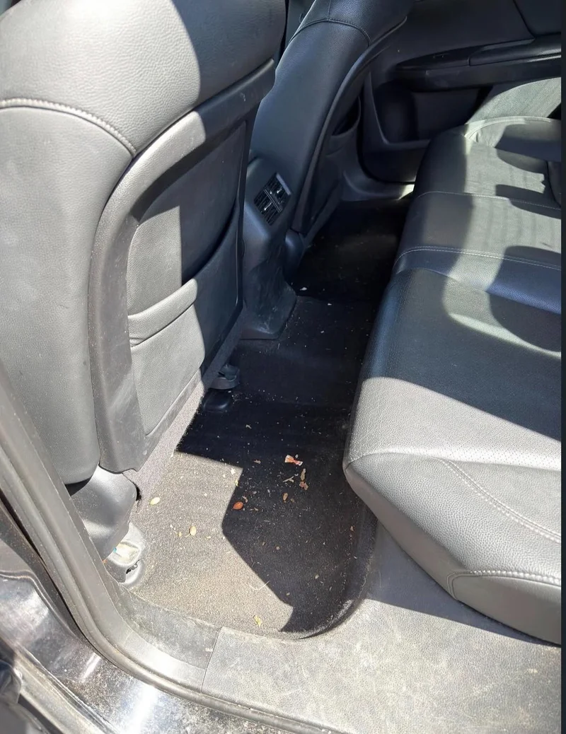 Rear Seating Reset — before interior detail