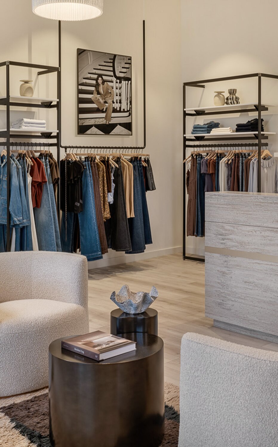 Interior shot of PAIGE South Congress, Austin store.