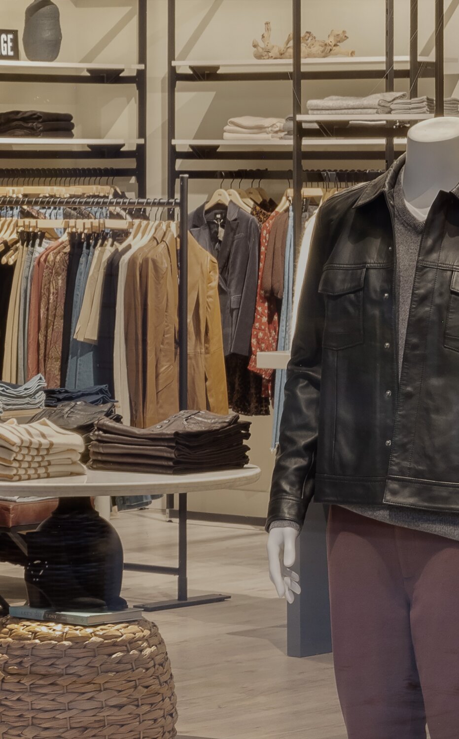 Interior shot of PAIGE Belmont Park retail store