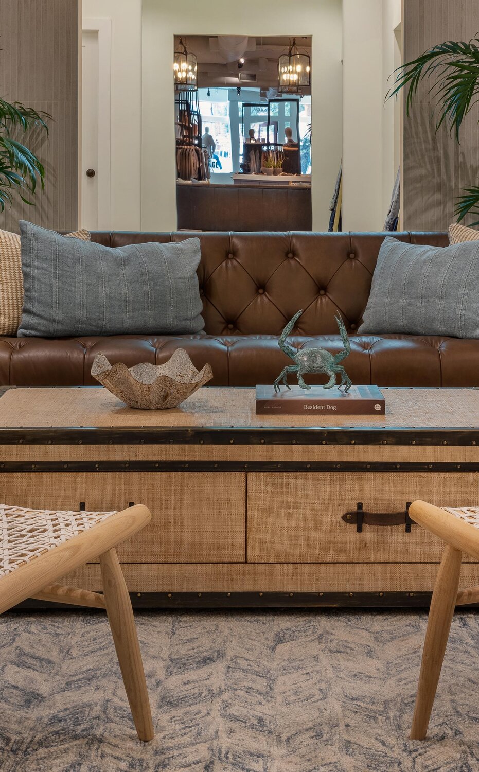 Interior shot of PAIGE retail store