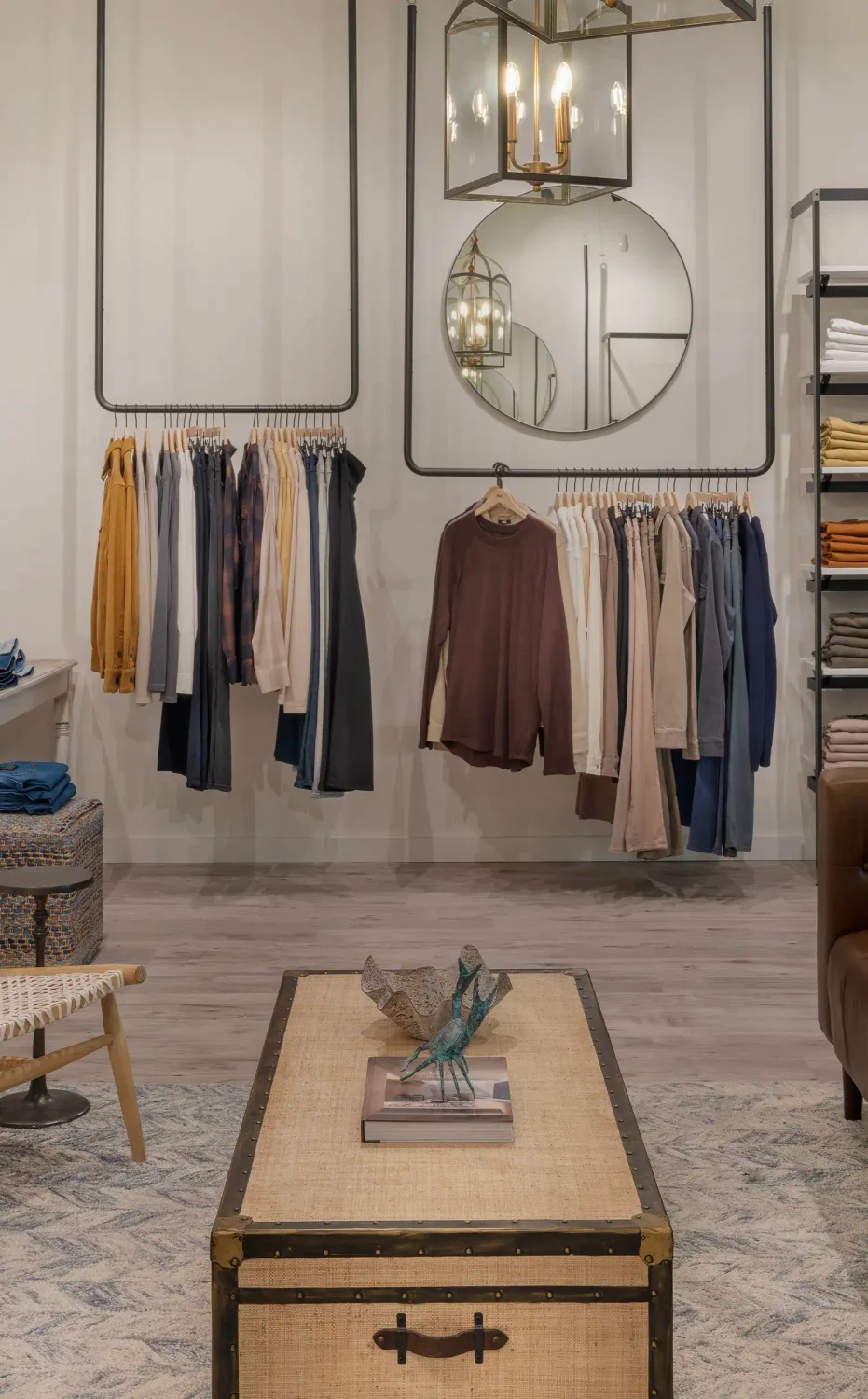 Interior shot of PAIGE Charleston retail store