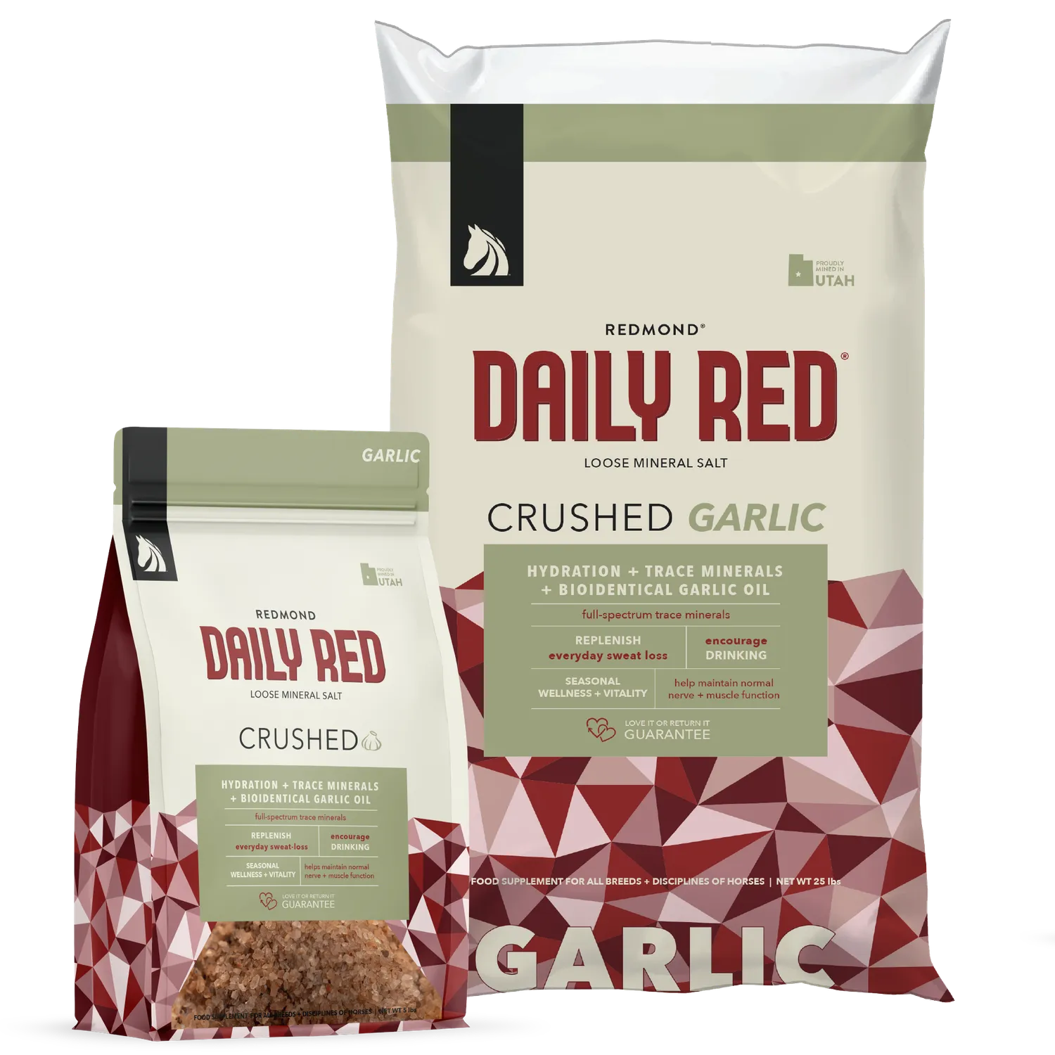Daily Red® Crushed™ Garlic - Mineral Supplement for Horses