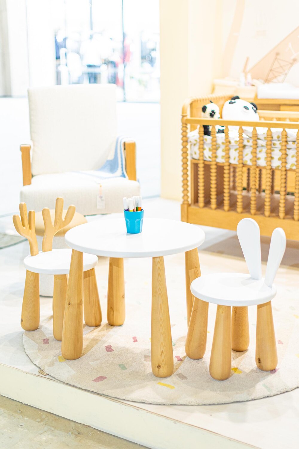 Bunny Deer Table & Chair Set 
