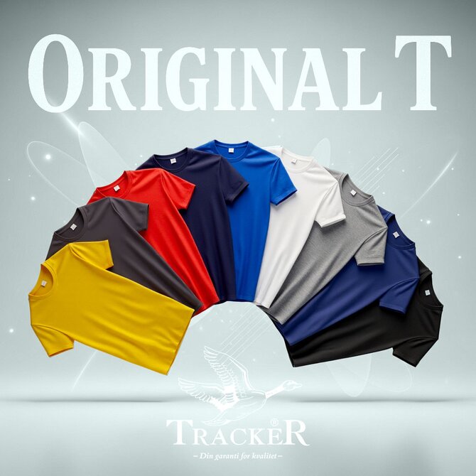 Tracker Original T-skjorte i flere farger – slitesterk og komfortabel t-skjorte for firmaprofilering og hverdagsbruk.