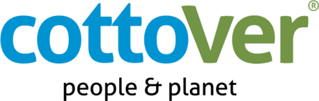 Cottover-logo i blå og grønn skrift.