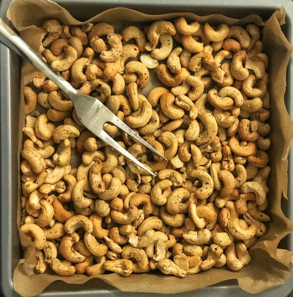 Cashewkerne richtig rösten