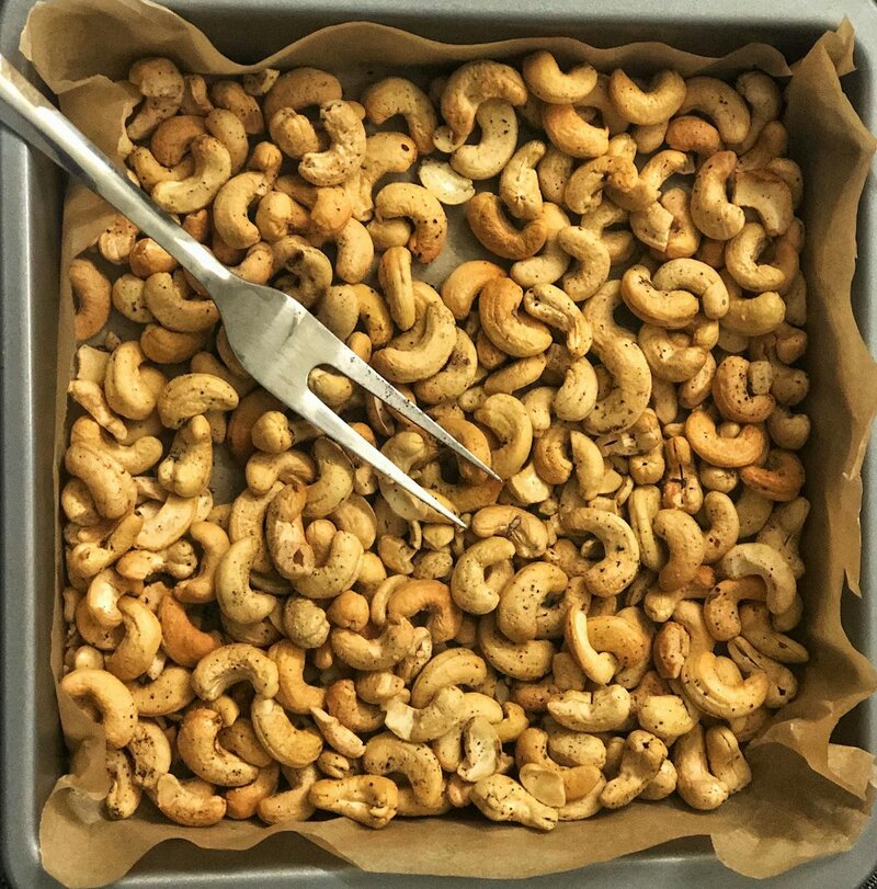 Cashewkerne richtig rösten
