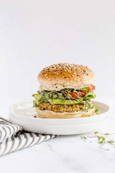 Veganer Burger