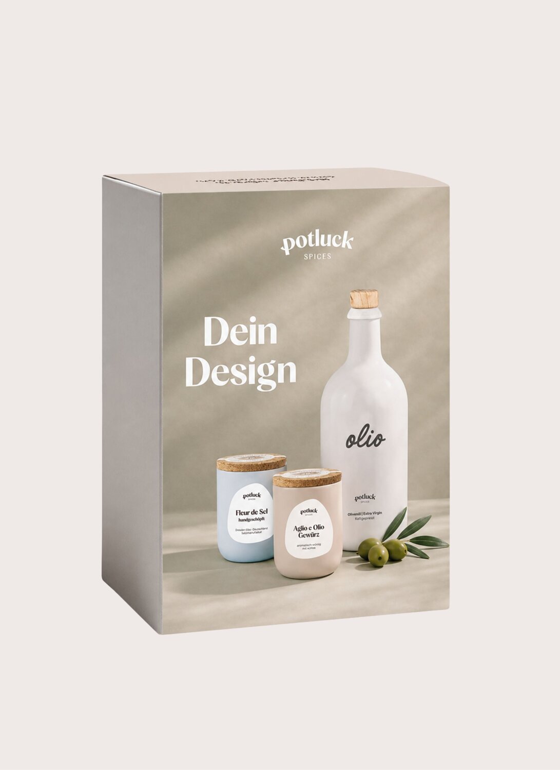 Die Olio Geschenkpackung – jetzt mit Ihrem Branding