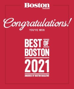 Best of boston 2021 award