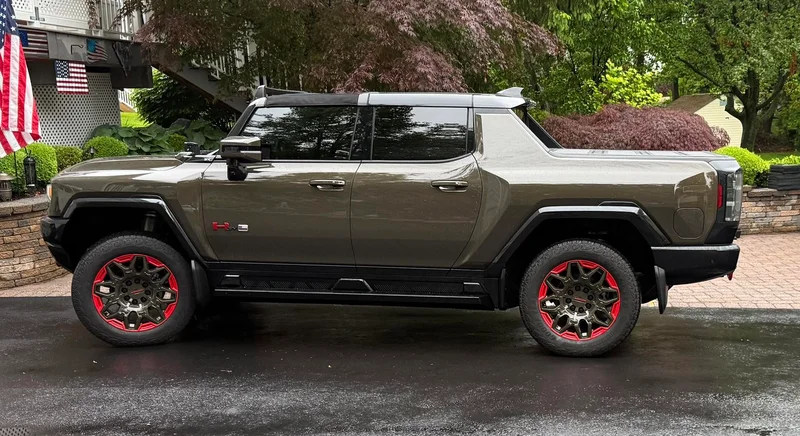 Hummer EV Detail & Wheels, powder coating in Washington, NJ