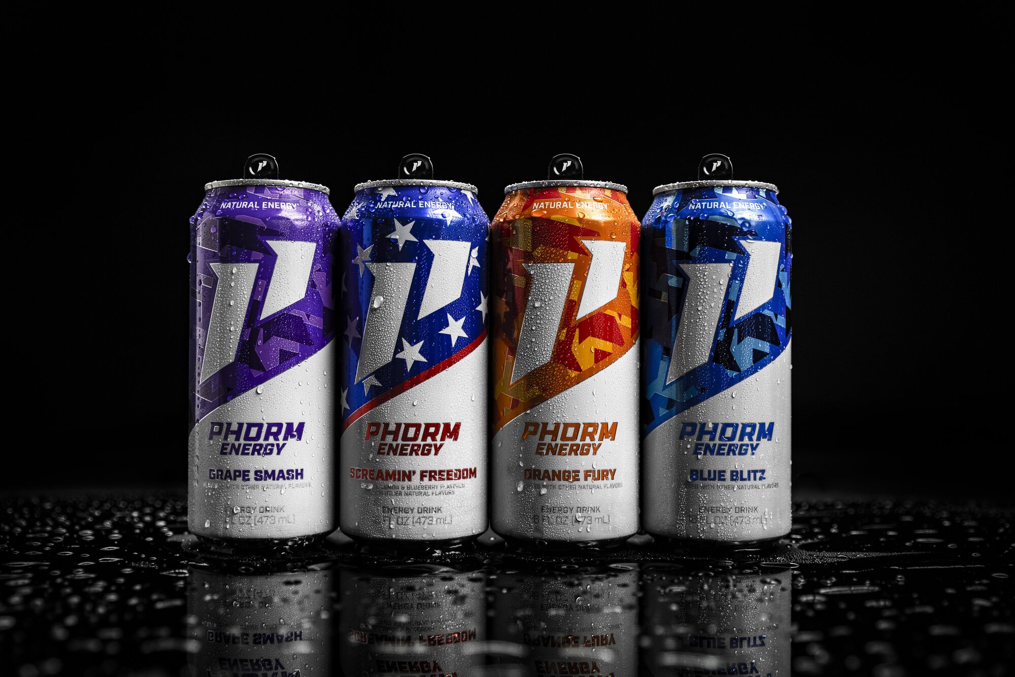 Man Drinking Energy Drink