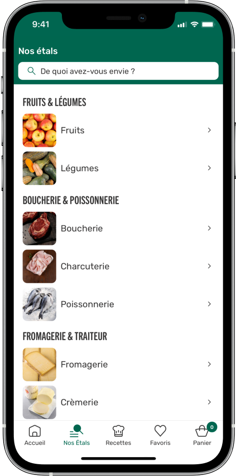 Application mon-marché